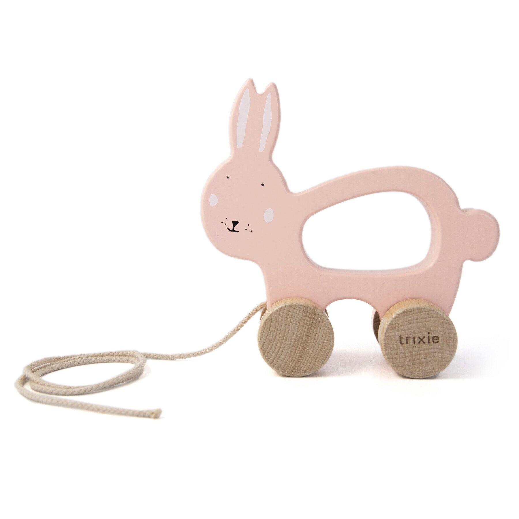 Trixie. Houten trekspeeltje - Mrs. Rabbit