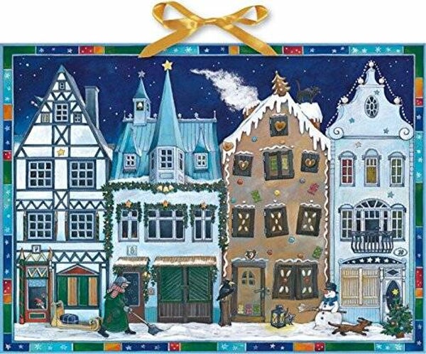 Klassieke Advent kalender Huisjes
