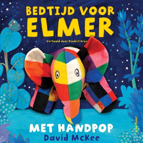 Bedtijd voor Elmer handpopboek