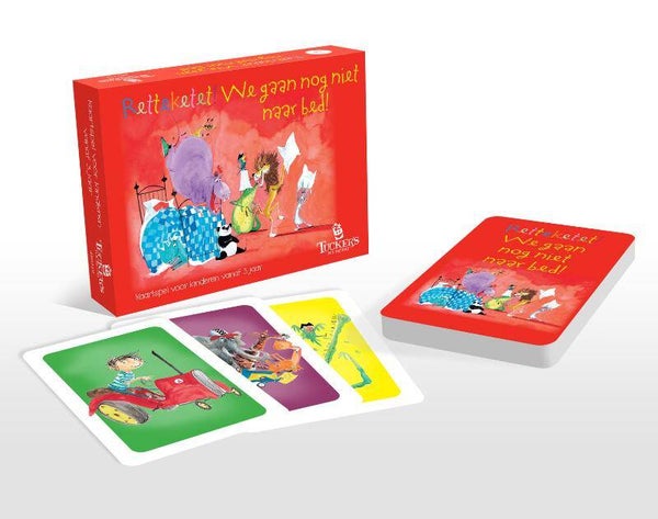 Retteketet. We gaan nog niet naar bed kaartspel