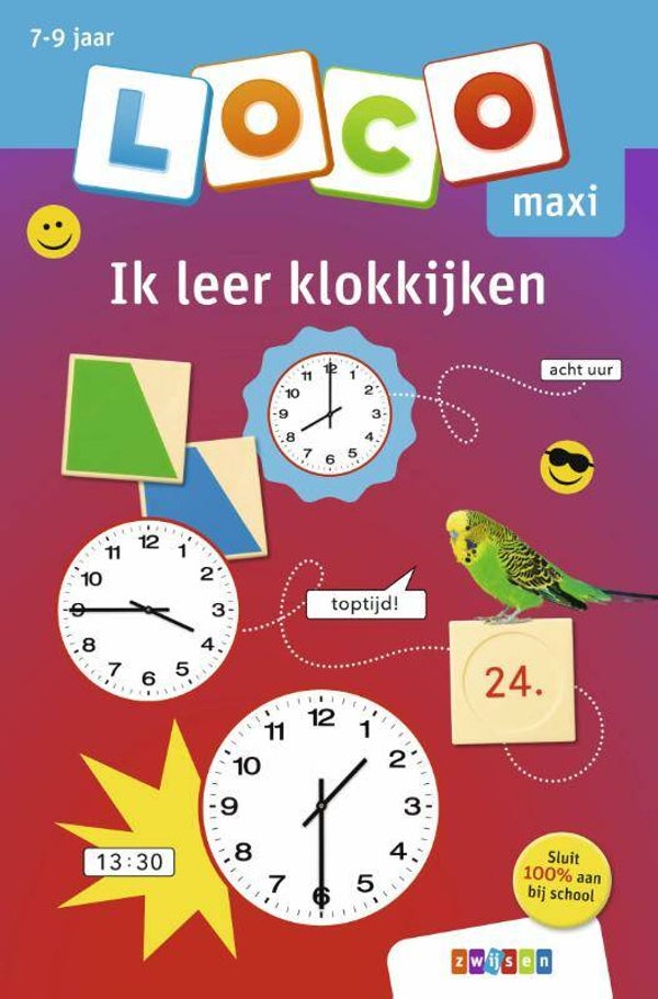 Loco maxi oefenboekje ik leer klokkijken