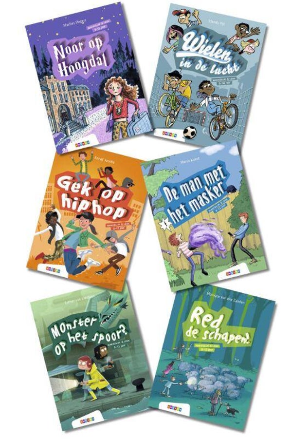 Pakket Makkelijk & Leuk AVI E3 (6 titels) 9-12 jaar