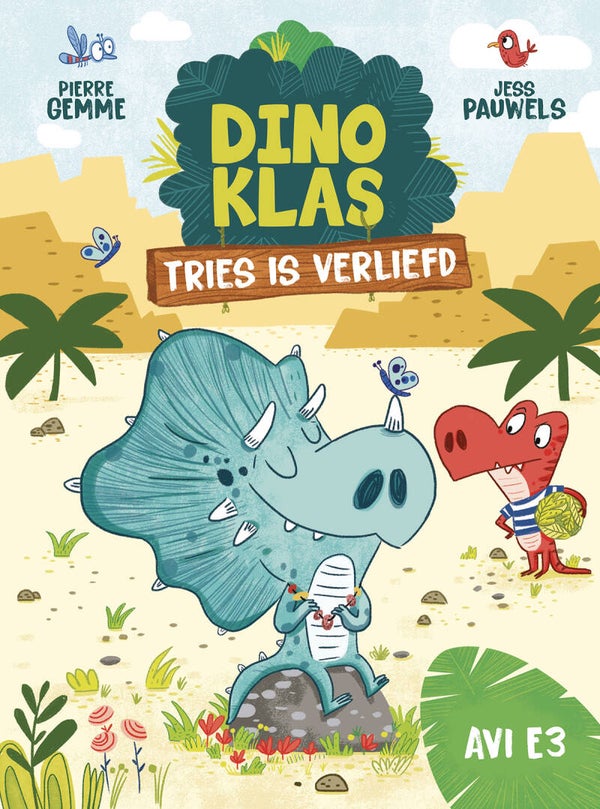 Dino klas. Tries is verliefd