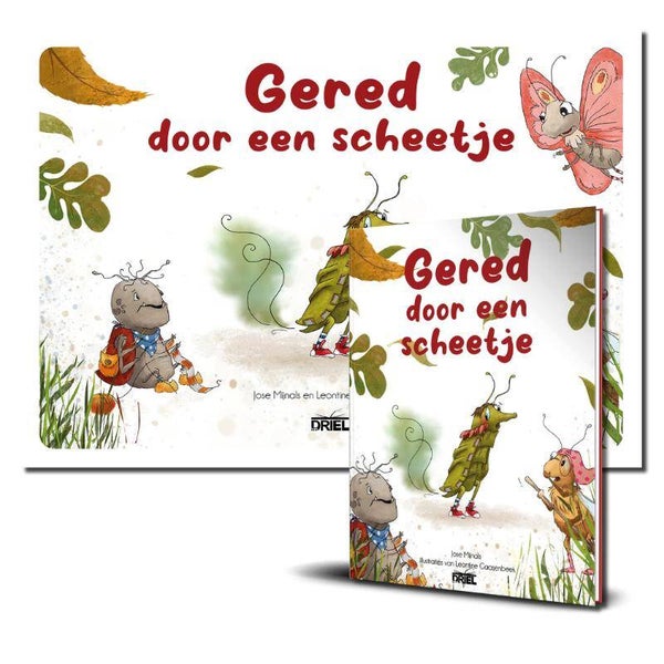 Gered door een scheetje kamishibai vertelplaten + boek