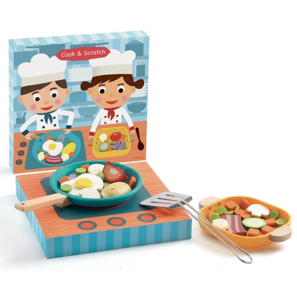Djeco Cook en Scratch houten kookset