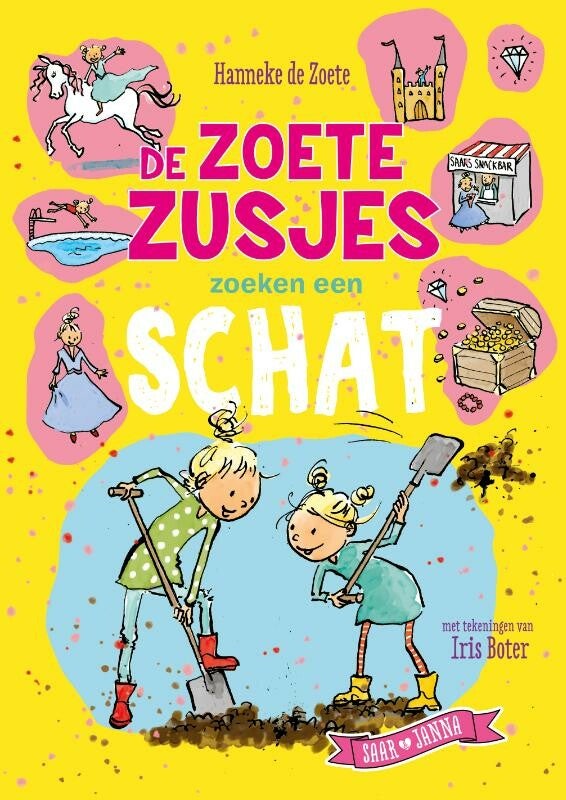 De zoete zusjes zoeken een schat.