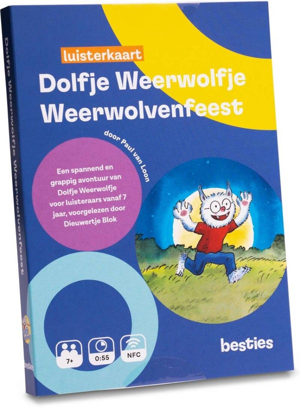 Besties Luisterkaart. Dolfje weerwolfje – Weerwolvenfeest
