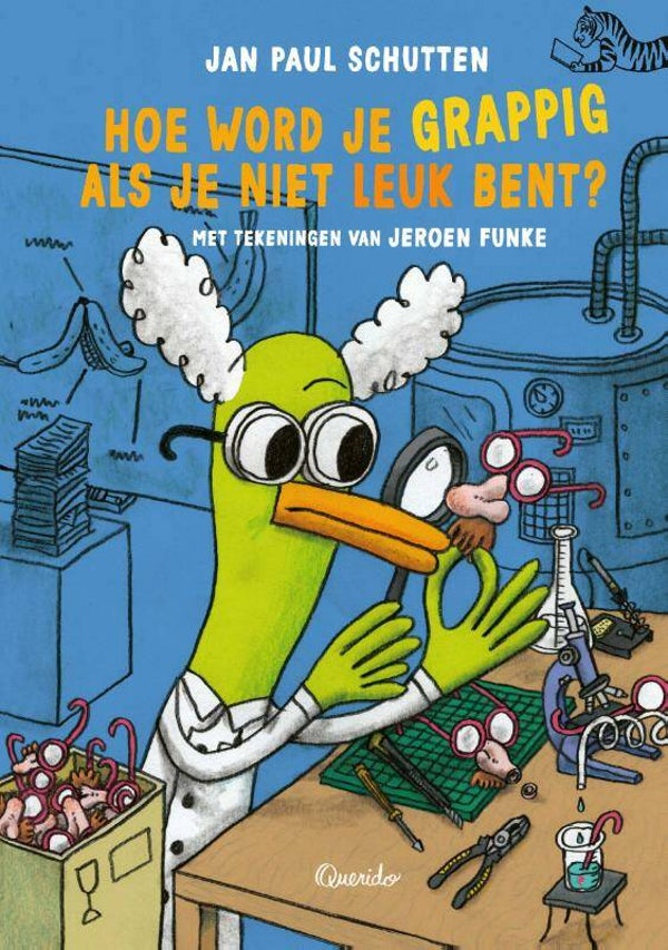 Hoe word je grappig als je niet leuk bent. Tijgerlezen.