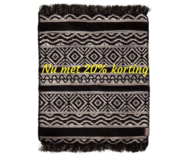 Maileg. Vloerkleed zwart-wit