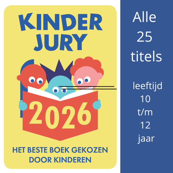 Longlijst Kinderjury 2026 Leeftijd 10 t/m 12