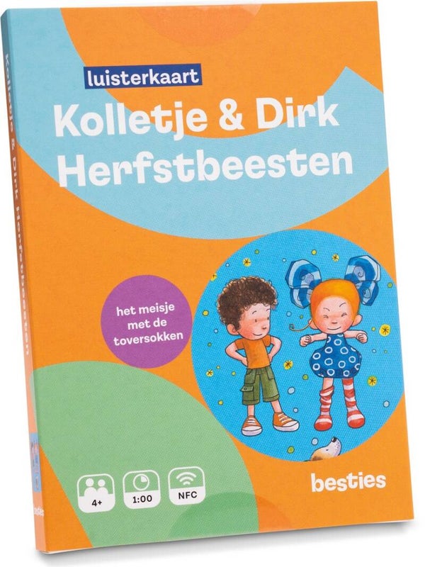 Besties Luisterkaart. Kolletje & Dirk – Herfstbeesten