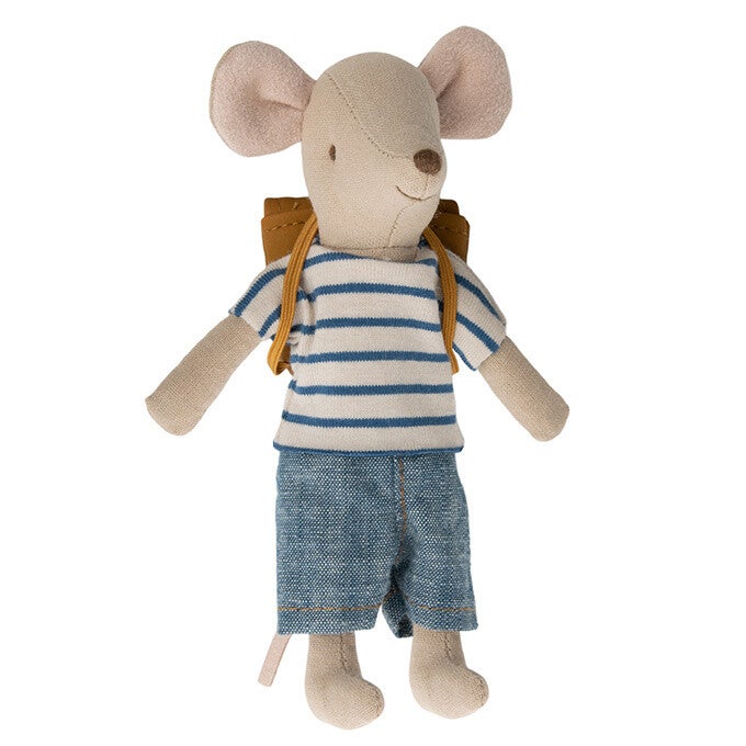 Maileg. Tricycle mouse, Big brother with bag