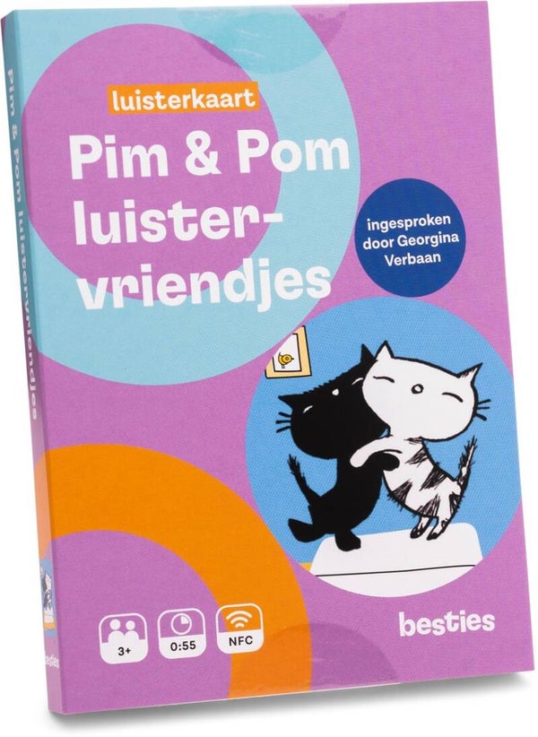 Besties Luisterkaart. Pim & Pom – Luistervriendjes