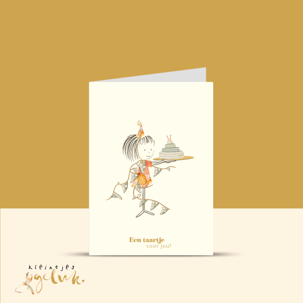 Kleintjesgeluk. nr24 Een taartje voor jou