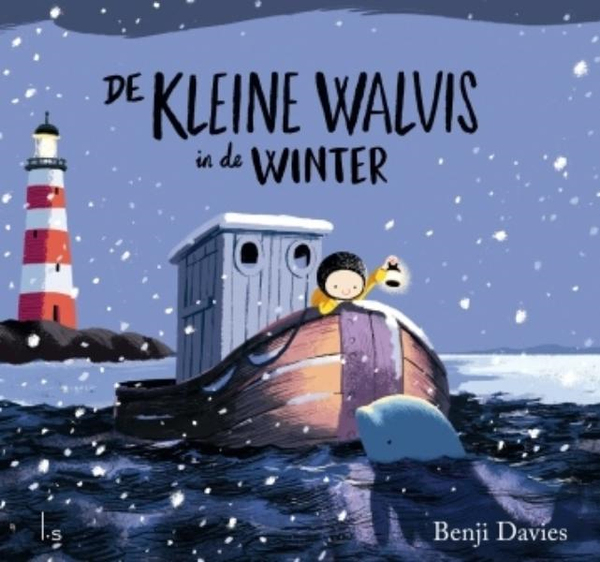 De kleine walvis in de winter.