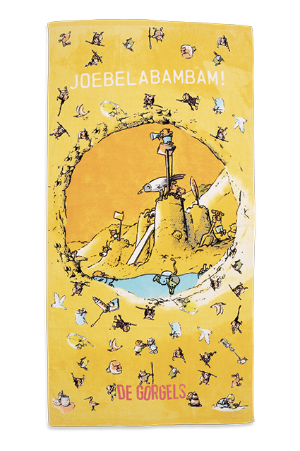 Bad/strand laken - zwemmen met de gorgels