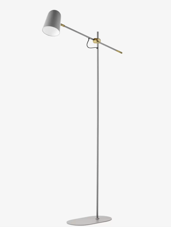 Vloerlamp - Bureau Floor lamp Grey/gold