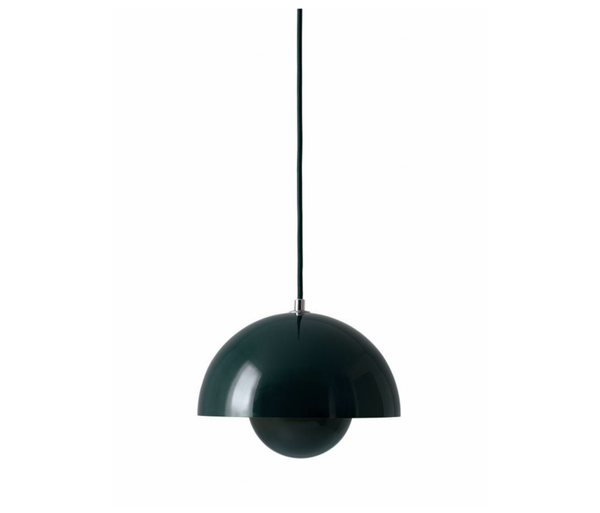 Hanglamp - Flowerpot VP1 / Dark Green - &Tradition