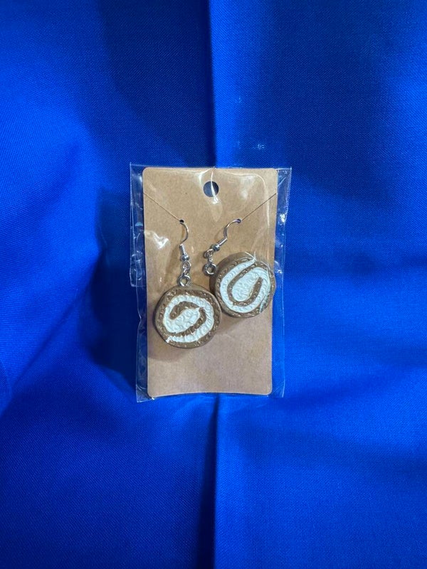 Cinnamon Bun Earrings
