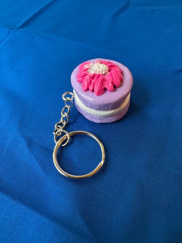 Macaroon Keychain