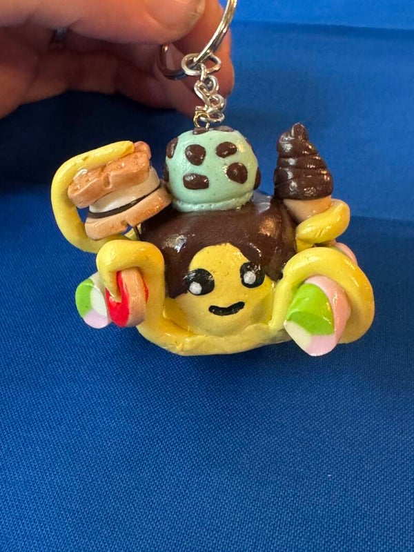 ‘Sweets’ Octopus Keychain