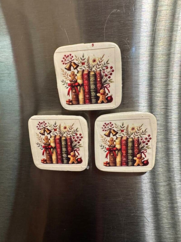Christmas Books Magnet