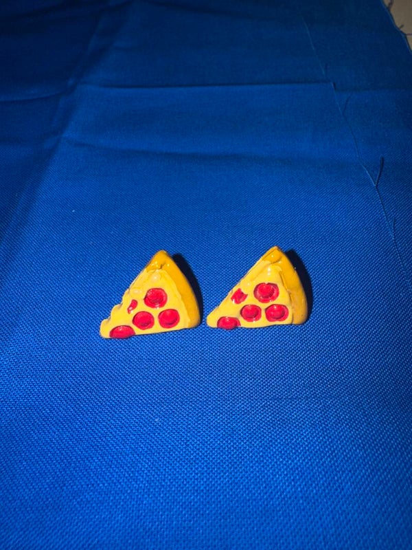 Pizza Stud Earrings