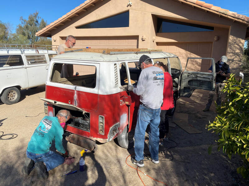 Mark, Bill, and Laura figuring things out.