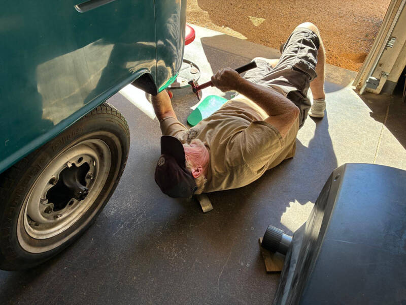 Wayne working his magic.