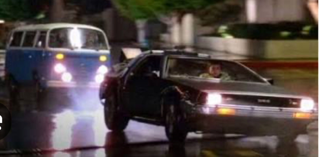 Scene from "Back to the Future" movie