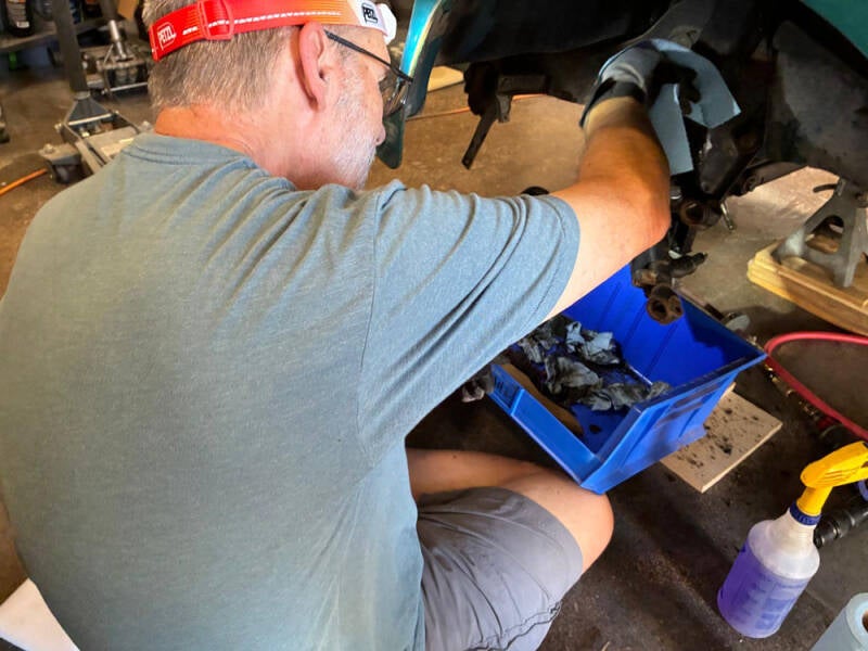 David working his magic.