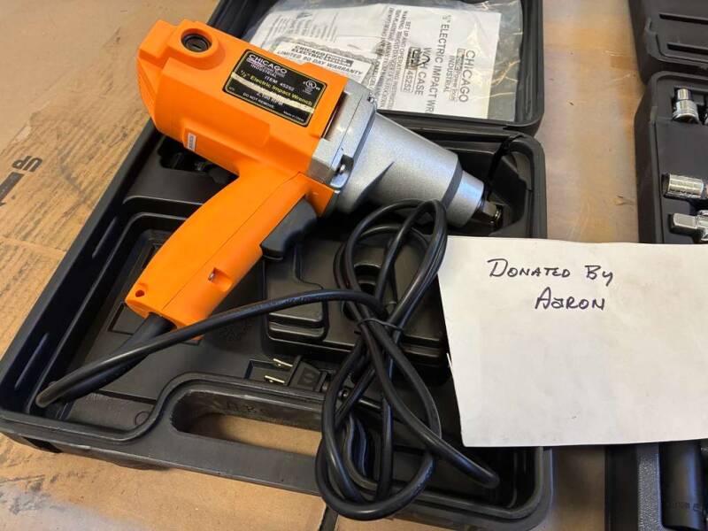 Tools donated by Aaron Skolnik - Thank you Aaron!