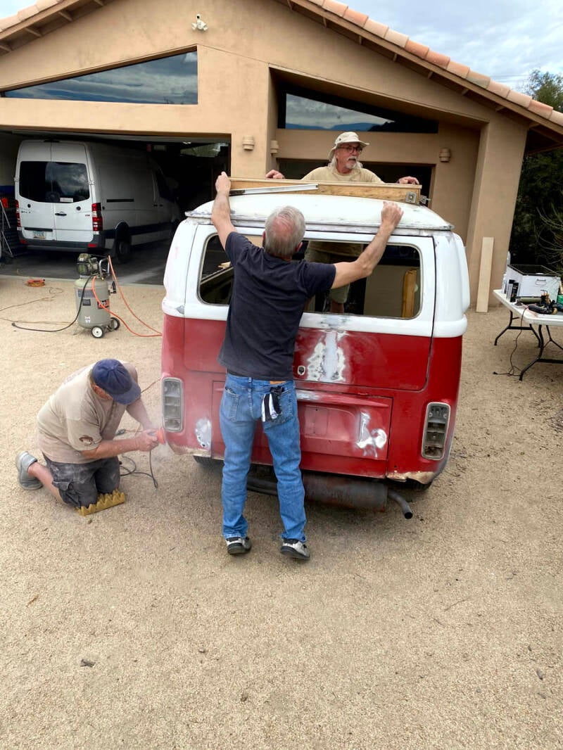 Wayne, Mark, and Greg