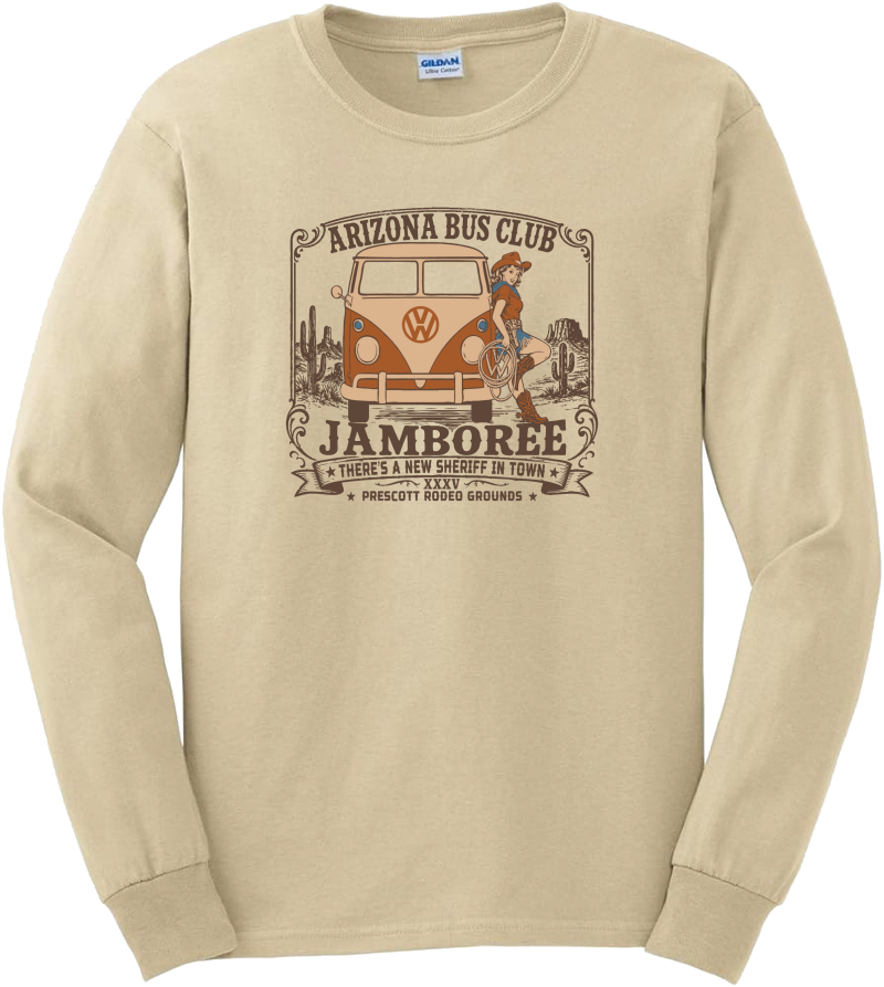ABC Jamboree 35 Long-Sleeve T-shirt - Tan - There's a New Sheriff in Town - $25