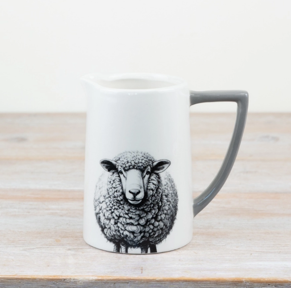 Glazed Sheep Jug 11cm
