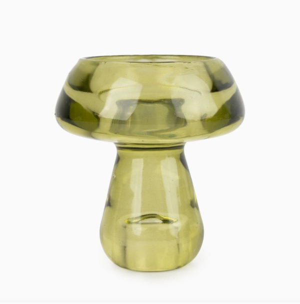 Small Green Mushroom Tealight Holder