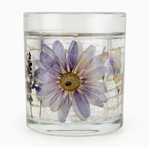 LED Candle - Purple Flower
