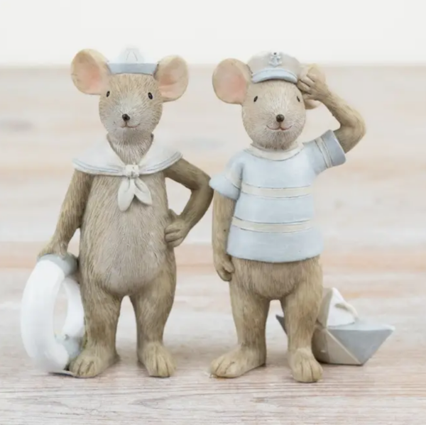 2 Sailor Mouse Ornaments 18cm