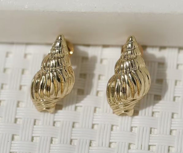 Gold Summer Beach Shell Earring's