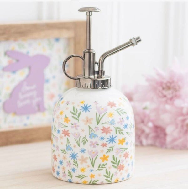 Spring Floral Print Ceramic Plant Mister