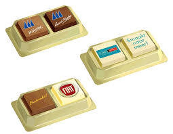 Verpakking voor 2 logo's