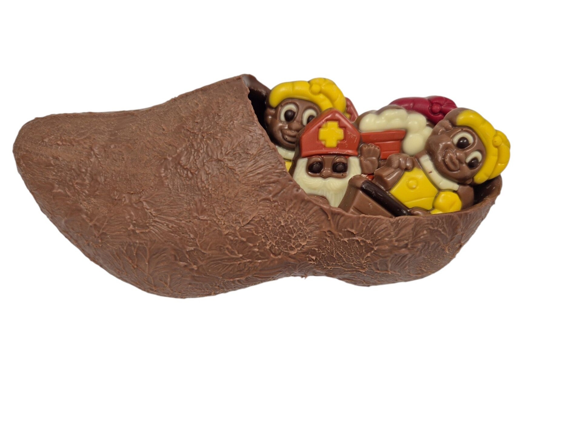 Chocolade klomp met figuurtjes