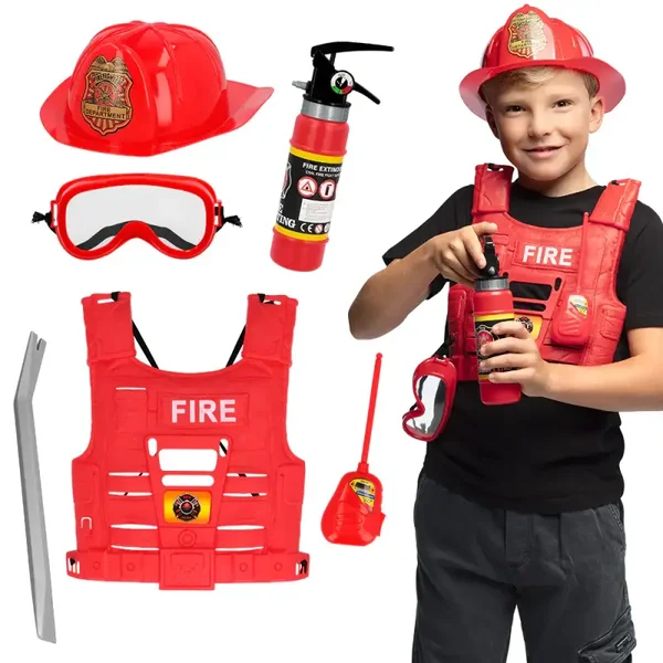 Set kind Brandweerman