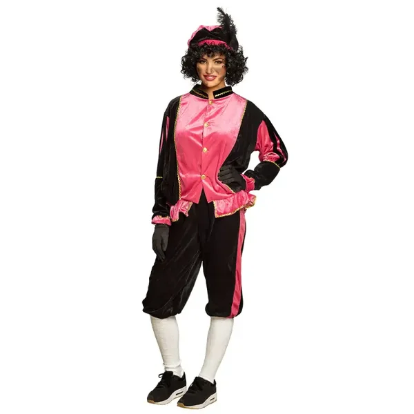 Kostuum Piet roze (L)