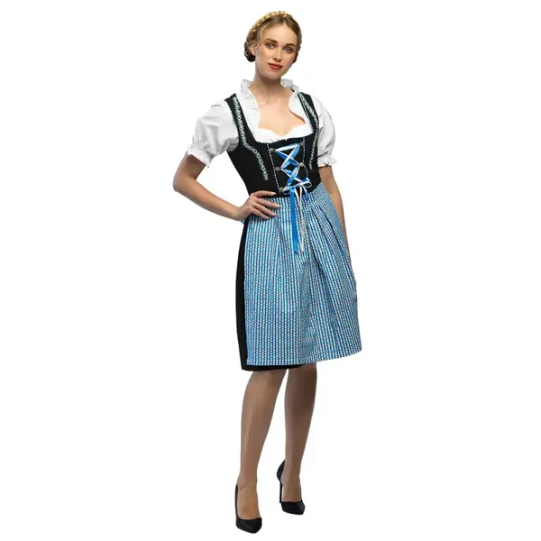 Kostuum Frau Fischer blauw (40/42)