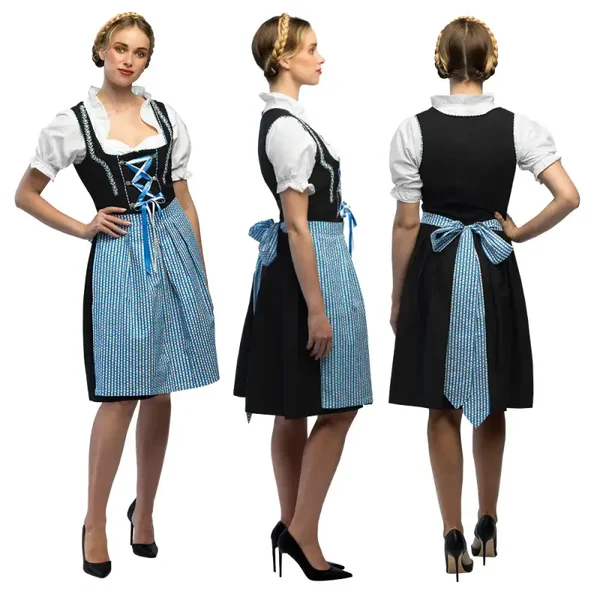 Kostuum Frau Fischer blauw (44/46)