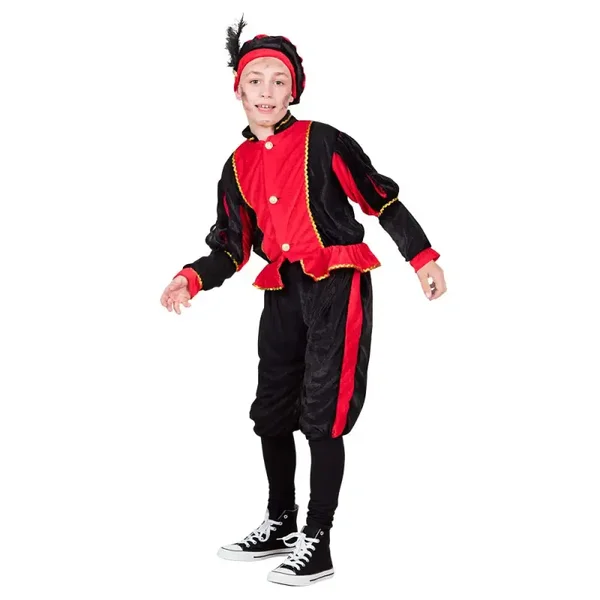 Kostuum Piet rood (4-6 jaar)