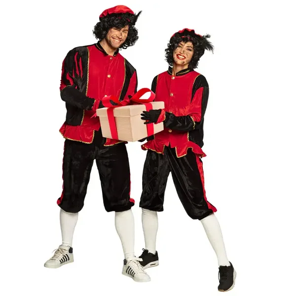 Kostuum Piet rood (XXL)