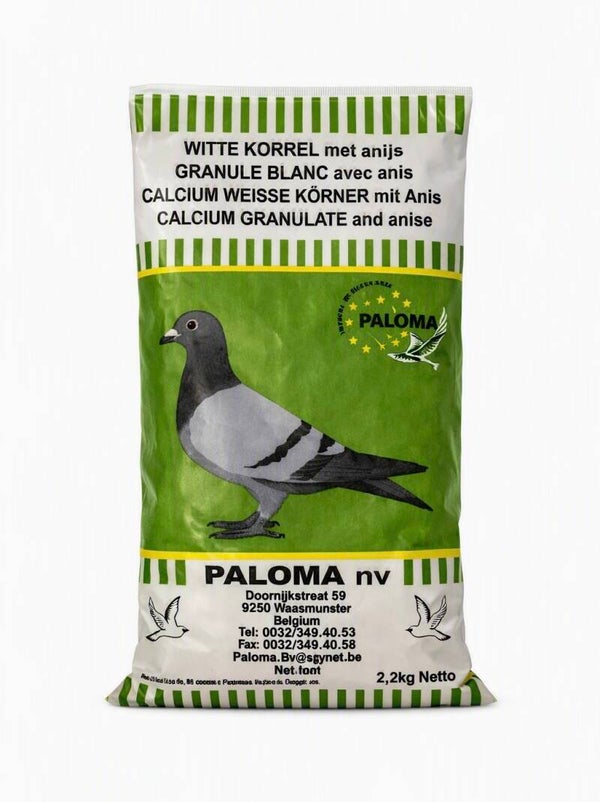 E539 - Paloma Kalksteen / Witte Korrel pak 2,2KG