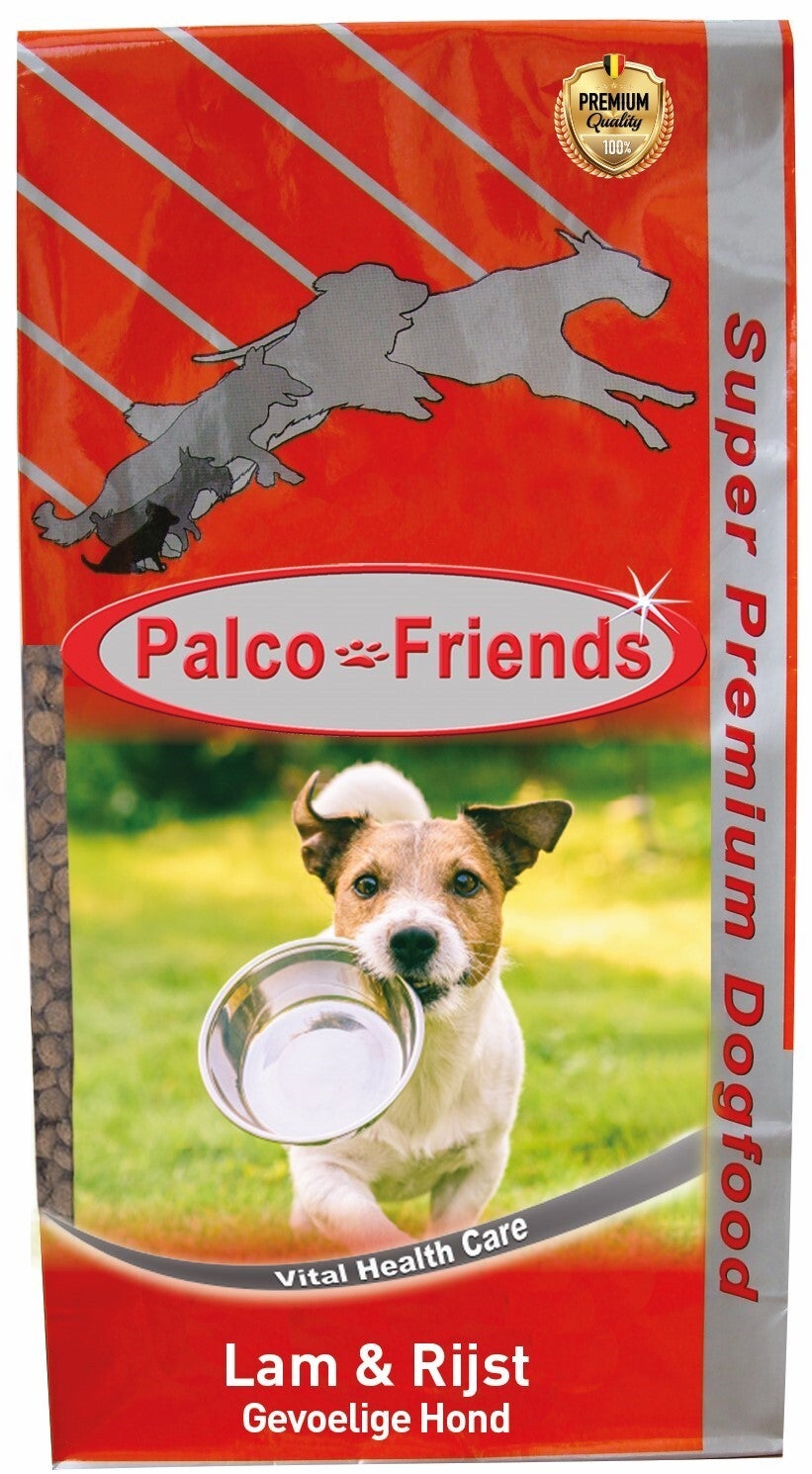 H413 - Palco Friends Lam & Rice honden brokken 12KG
